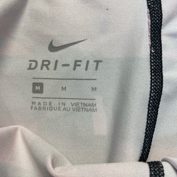 Nike‎ Pro Girls Floral Print Compression Tights Hyper Crimson Size Medium - Picture 2 of 11